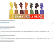 Tablet Screenshot of cca-libraryskills.blogspot.com
