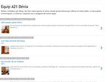 Tablet Screenshot of equipa21denia.blogspot.com