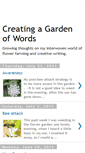 Mobile Screenshot of creatingagardenofwords.blogspot.com