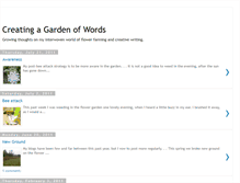 Tablet Screenshot of creatingagardenofwords.blogspot.com