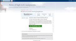 Desktop Screenshot of news-of-high-tech-equipment.blogspot.com