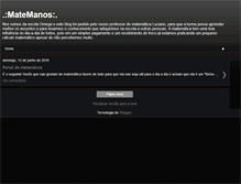 Tablet Screenshot of matemanos.blogspot.com