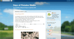 Desktop Screenshot of pleiadesstudio.blogspot.com