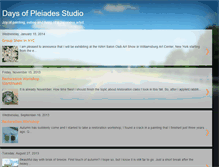 Tablet Screenshot of pleiadesstudio.blogspot.com
