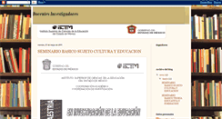 Desktop Screenshot of isceeminvestigacion.blogspot.com