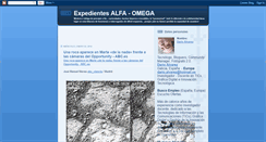 Desktop Screenshot of expedientes-alfa-omega.blogspot.com