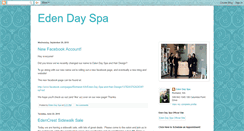 Desktop Screenshot of edencrestdayspa.blogspot.com