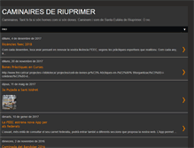 Tablet Screenshot of caminairesderiuprimer.blogspot.com