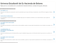 Tablet Screenshot of estudiantesdeexhacienda.blogspot.com