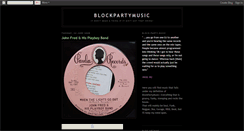 Desktop Screenshot of blockpartymusic.blogspot.com