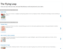 Tablet Screenshot of flyingleapstudios.blogspot.com
