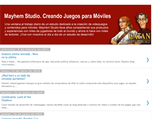 Tablet Screenshot of mayhemstudio.blogspot.com