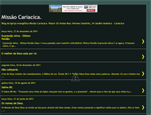 Tablet Screenshot of missaocariacica.blogspot.com