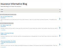 Tablet Screenshot of insurance-flux.blogspot.com