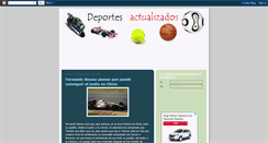 Desktop Screenshot of deportesactualizados.blogspot.com