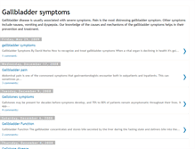 Tablet Screenshot of gallbladder-symptoms.blogspot.com