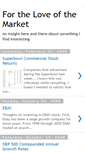 Mobile Screenshot of fortheloveofthemarket.blogspot.com