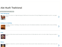 Tablet Screenshot of alatmuziktradisional.blogspot.com