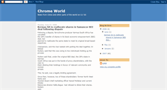 Desktop Screenshot of chromeworld.blogspot.com