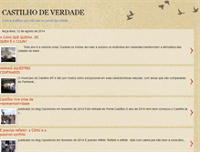 Tablet Screenshot of castilhodeverdade.blogspot.com