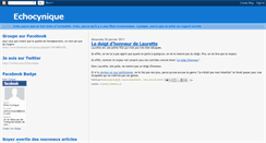 Desktop Screenshot of echocynique.blogspot.com