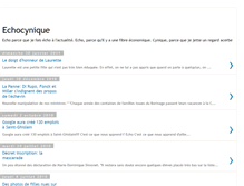 Tablet Screenshot of echocynique.blogspot.com