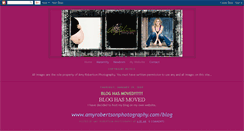 Desktop Screenshot of amyrobertsonphotography.blogspot.com