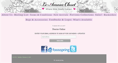 Desktop Screenshot of le-amourcloset.blogspot.com
