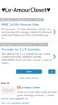 Mobile Screenshot of le-amourcloset.blogspot.com