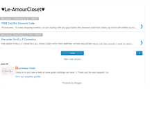 Tablet Screenshot of le-amourcloset.blogspot.com