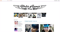 Desktop Screenshot of girlsgunsblog.blogspot.com