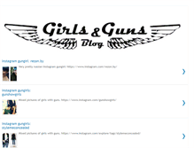 Tablet Screenshot of girlsgunsblog.blogspot.com