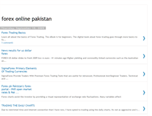 Tablet Screenshot of forexonlinepakistan.blogspot.com