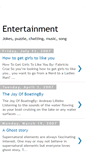 Mobile Screenshot of internet-entertainment.blogspot.com