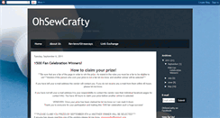 Desktop Screenshot of ohsewcraftycanada.blogspot.com