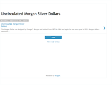 Tablet Screenshot of morgandollarsilver.blogspot.com