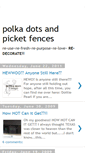 Mobile Screenshot of polkadotpicketfence.blogspot.com