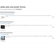 Tablet Screenshot of polkadotpicketfence.blogspot.com