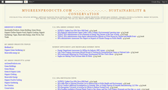 Desktop Screenshot of mygreenproducts.blogspot.com