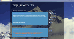 Desktop Screenshot of majainformatika.blogspot.com