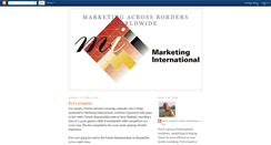 Desktop Screenshot of intlmarketers.blogspot.com