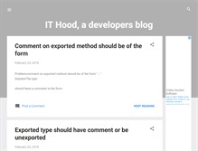 Tablet Screenshot of ithood.blogspot.com