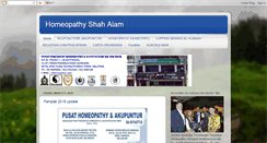 Desktop Screenshot of homeopathy-shahalam.blogspot.com