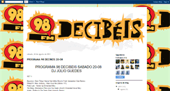 Desktop Screenshot of 98decibeis.blogspot.com