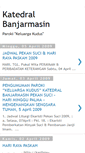 Mobile Screenshot of katedralbanjarmasin.blogspot.com