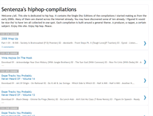 Tablet Screenshot of hiphop-compilations.blogspot.com