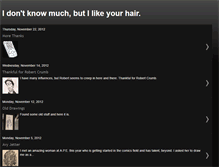 Tablet Screenshot of idontknowmuchbutilikeyourhair.blogspot.com