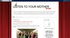 Desktop Screenshot of listentoyourmotherspokane.blogspot.com