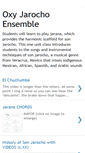 Mobile Screenshot of oxyjarochoensemble.blogspot.com