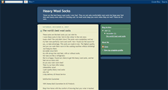 Desktop Screenshot of heavywoolsocks.blogspot.com